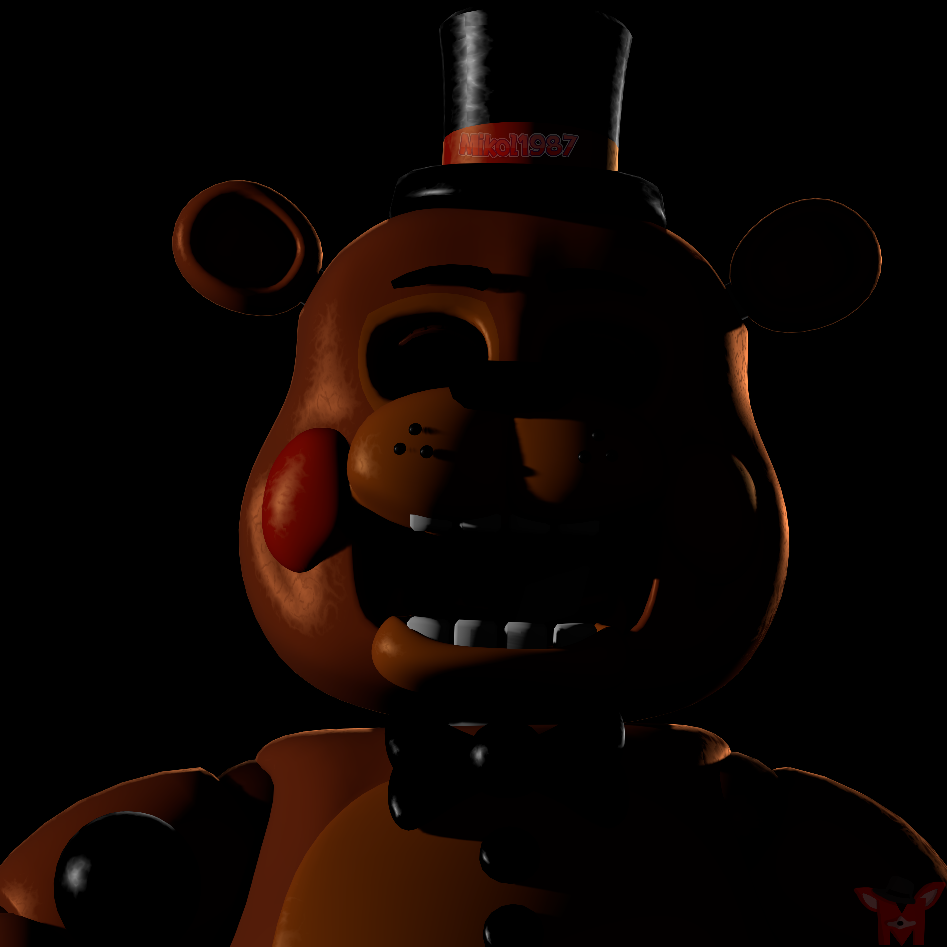 FNaF BLENDER: Nightmare Fredbear by Mikol1987 on DeviantArt