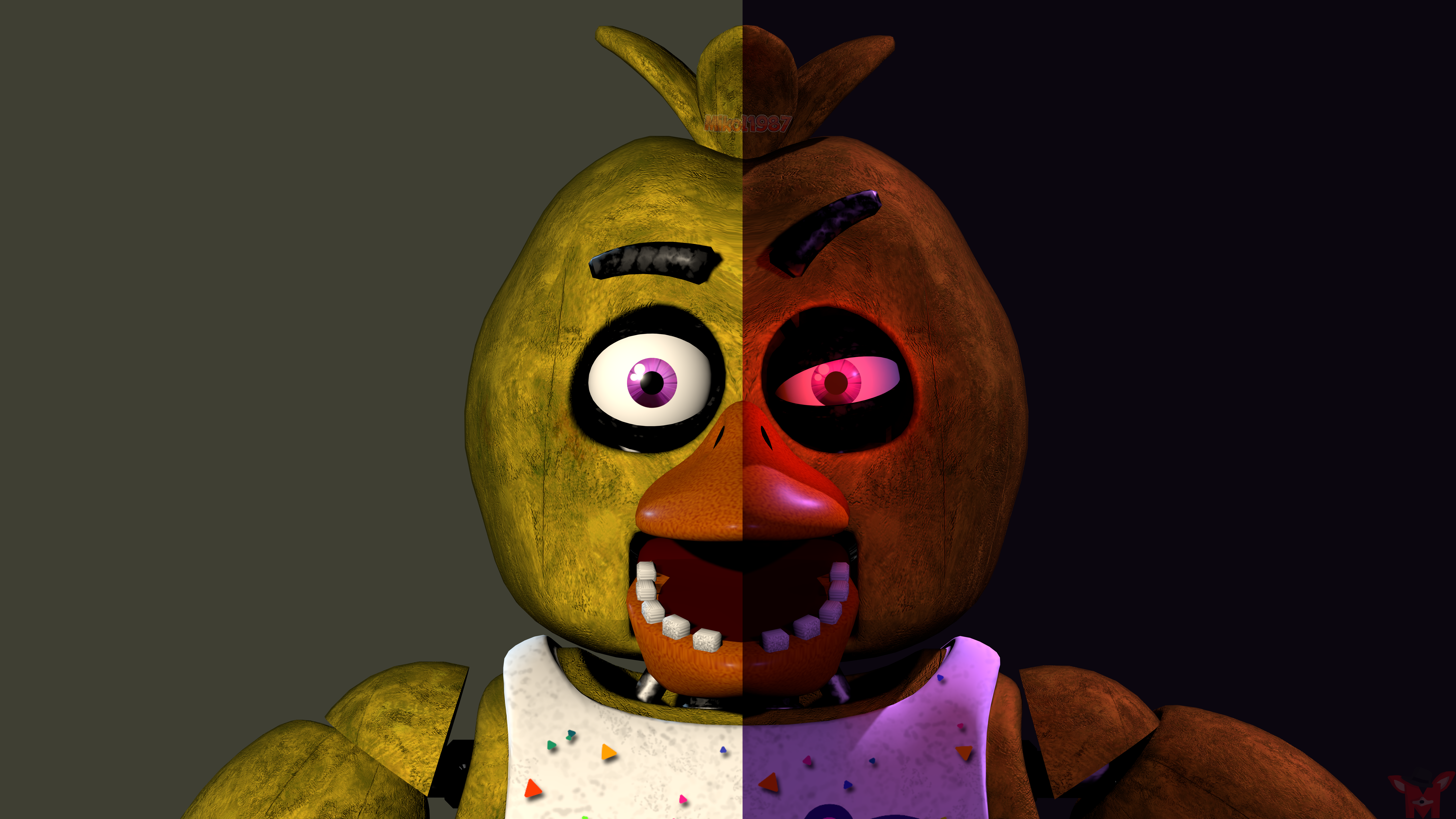 FNaF BLENDER: Nightmare Chica by Mikol1987 on DeviantArt