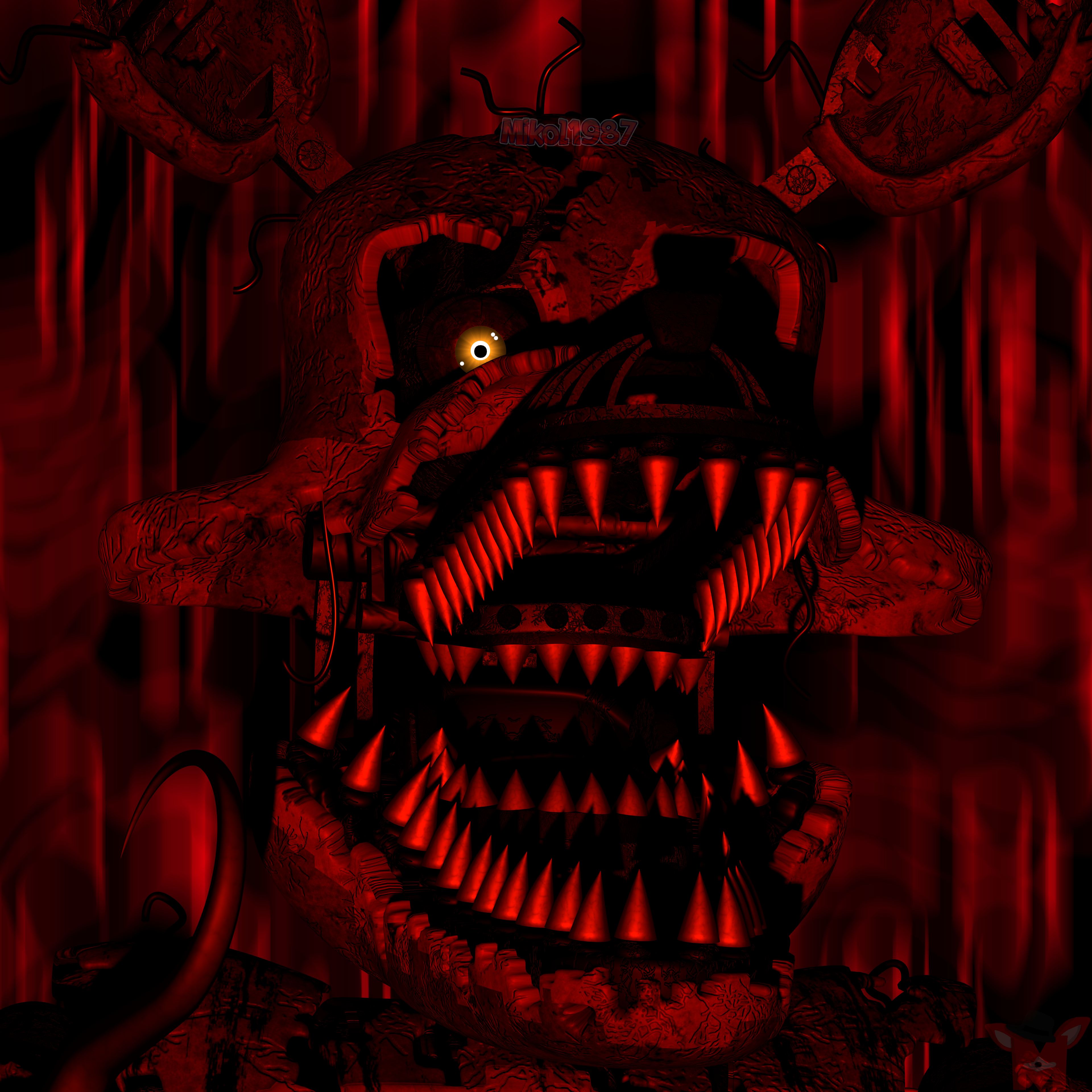 Sfm Fnaf 4) Nightmare foxy Jumpscare by xXMrTrapXx on DeviantArt