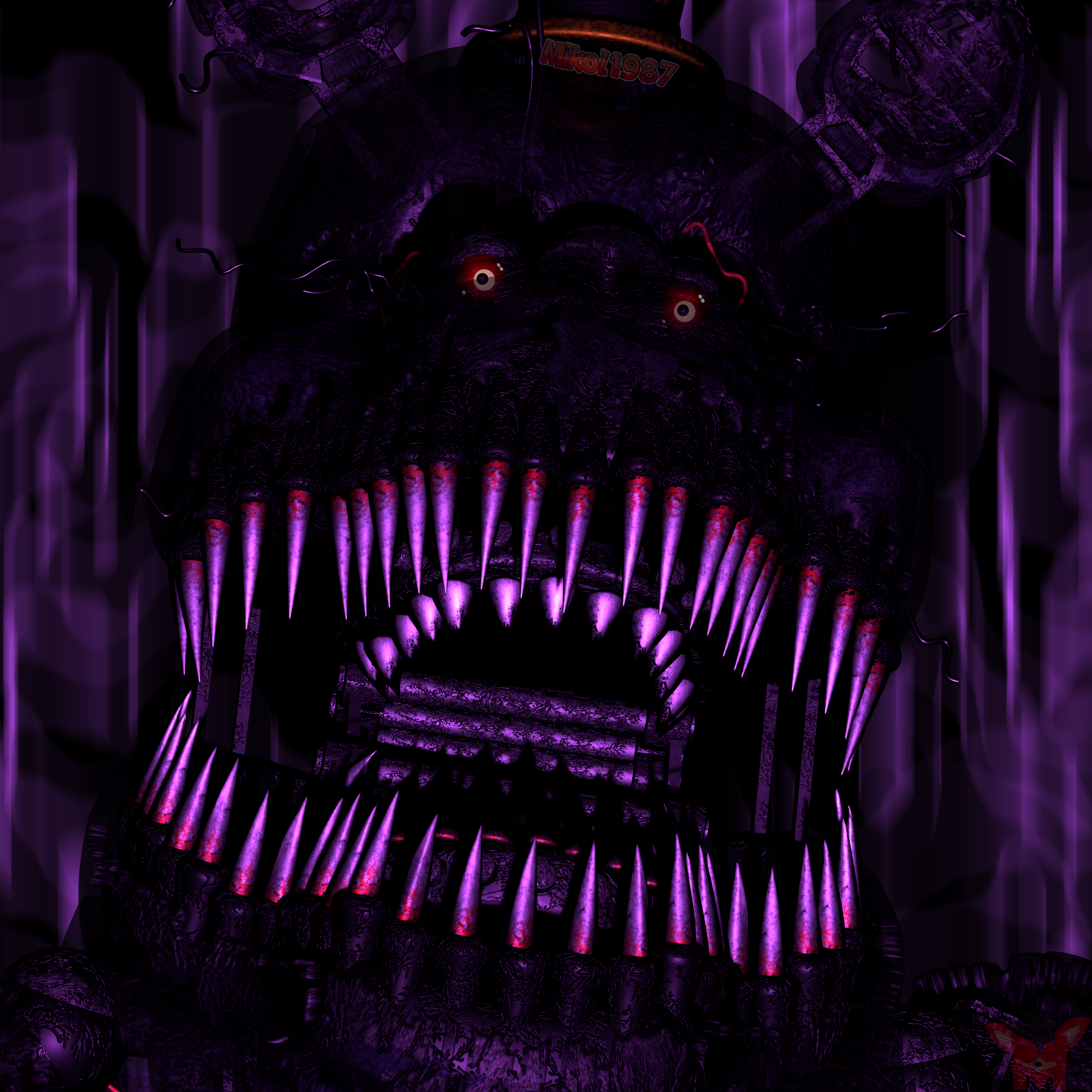 FNaF BLENDER: Nightmare Chica by Mikol1987 on DeviantArt