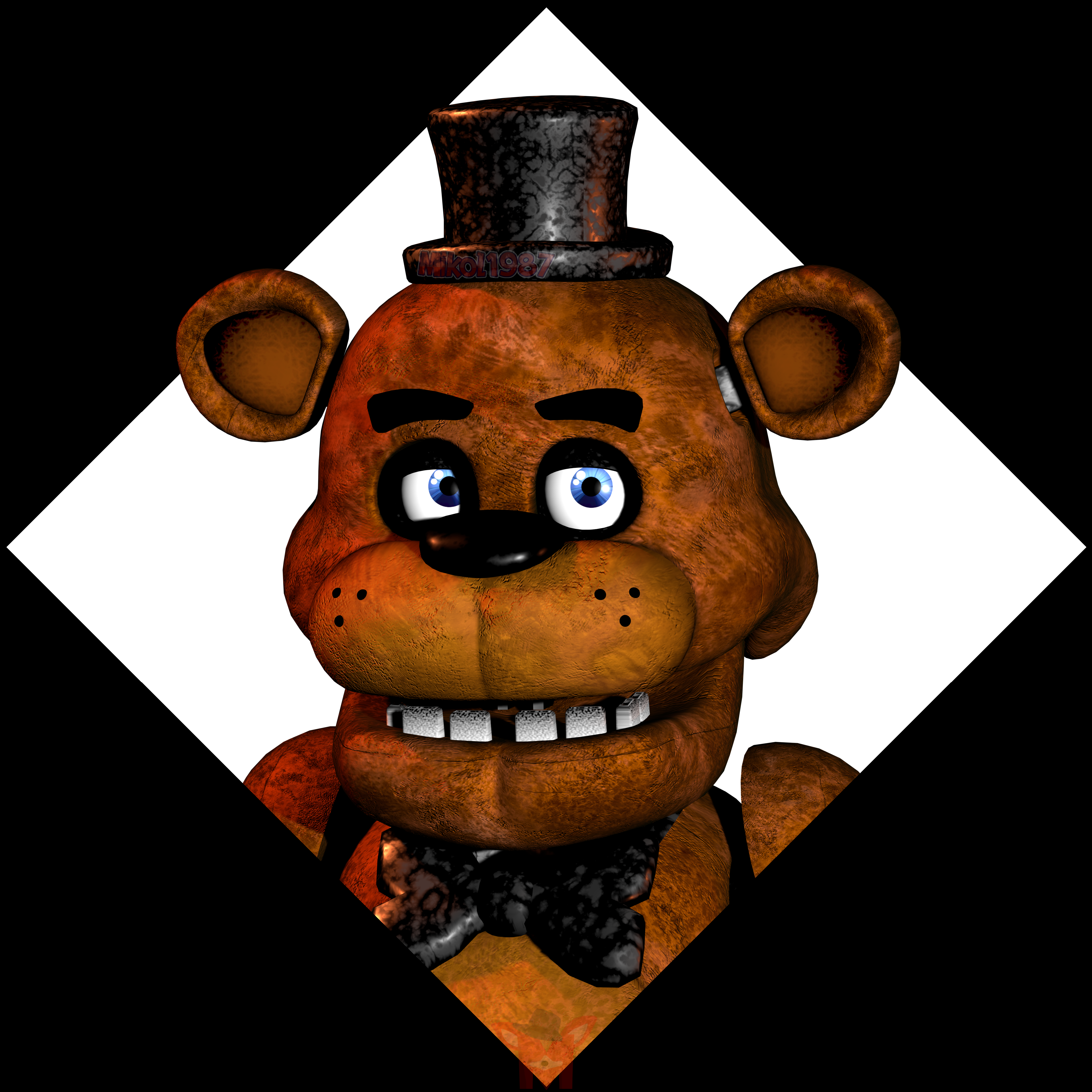 Blender Fnaf 2) Shadow Freddy Render by xXMrTrapXx on DeviantArt