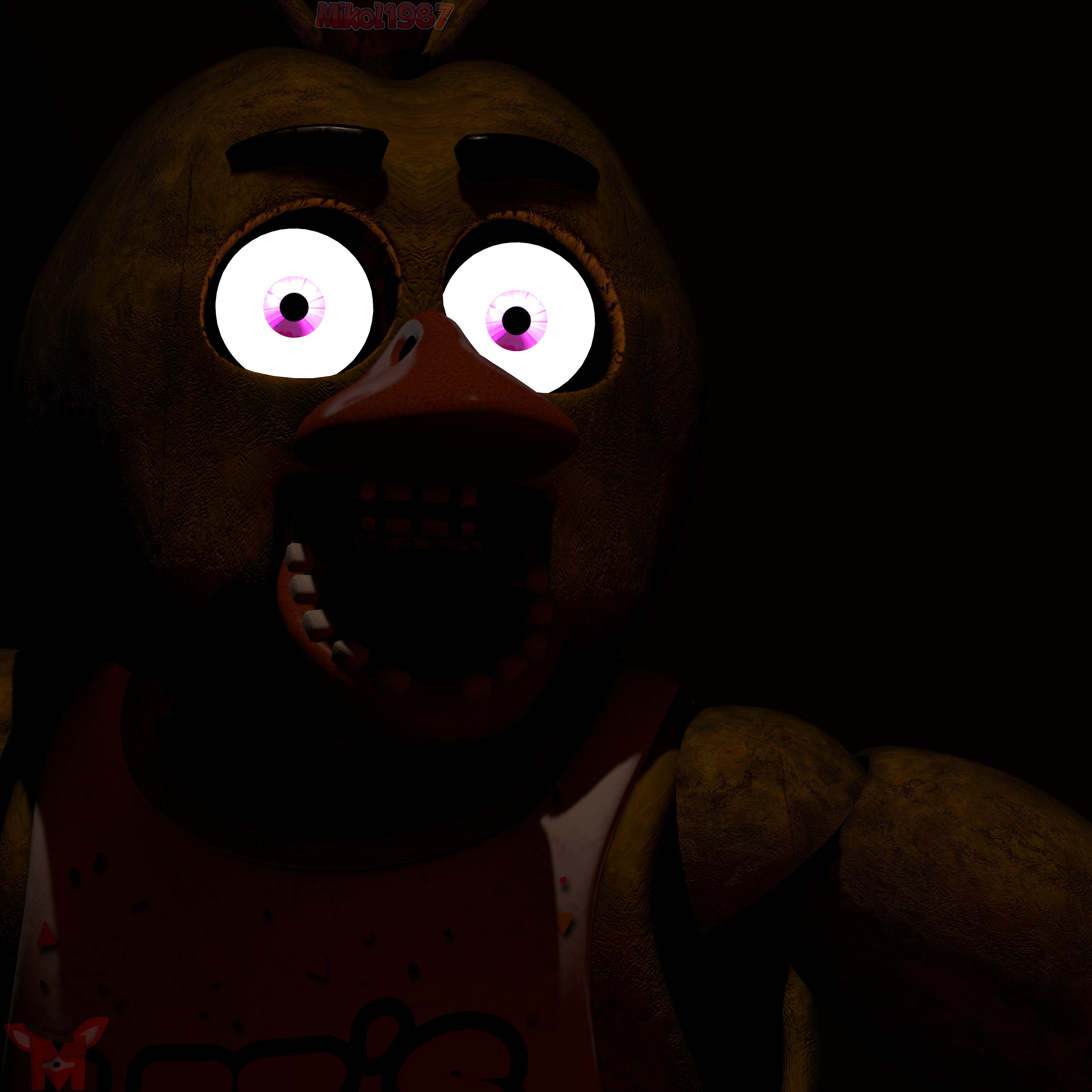 FNaF BLENDER: Nightmare Fredbear by Mikol1987 on DeviantArt