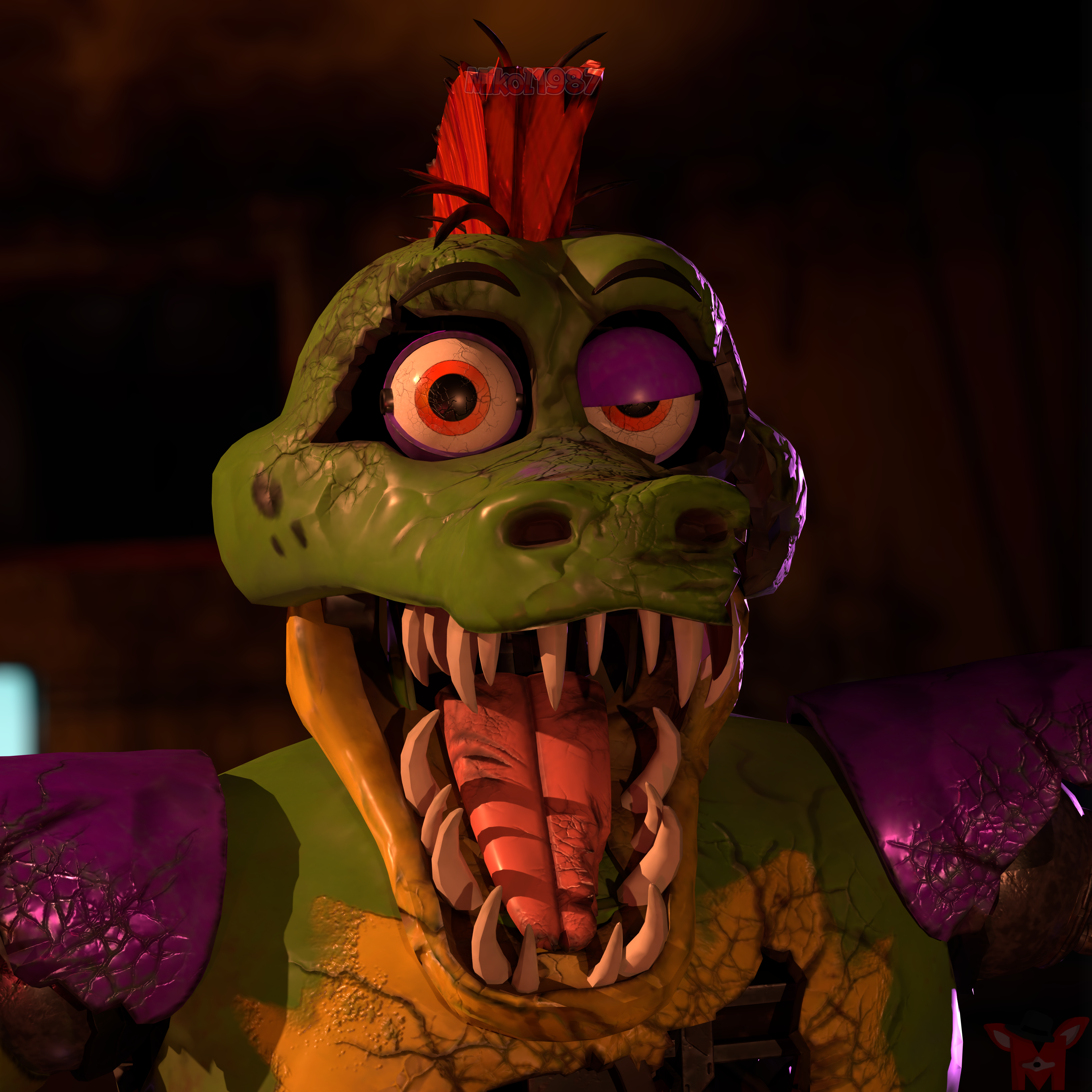 Withered Chica (UCN icon) by migbuni on DeviantArt