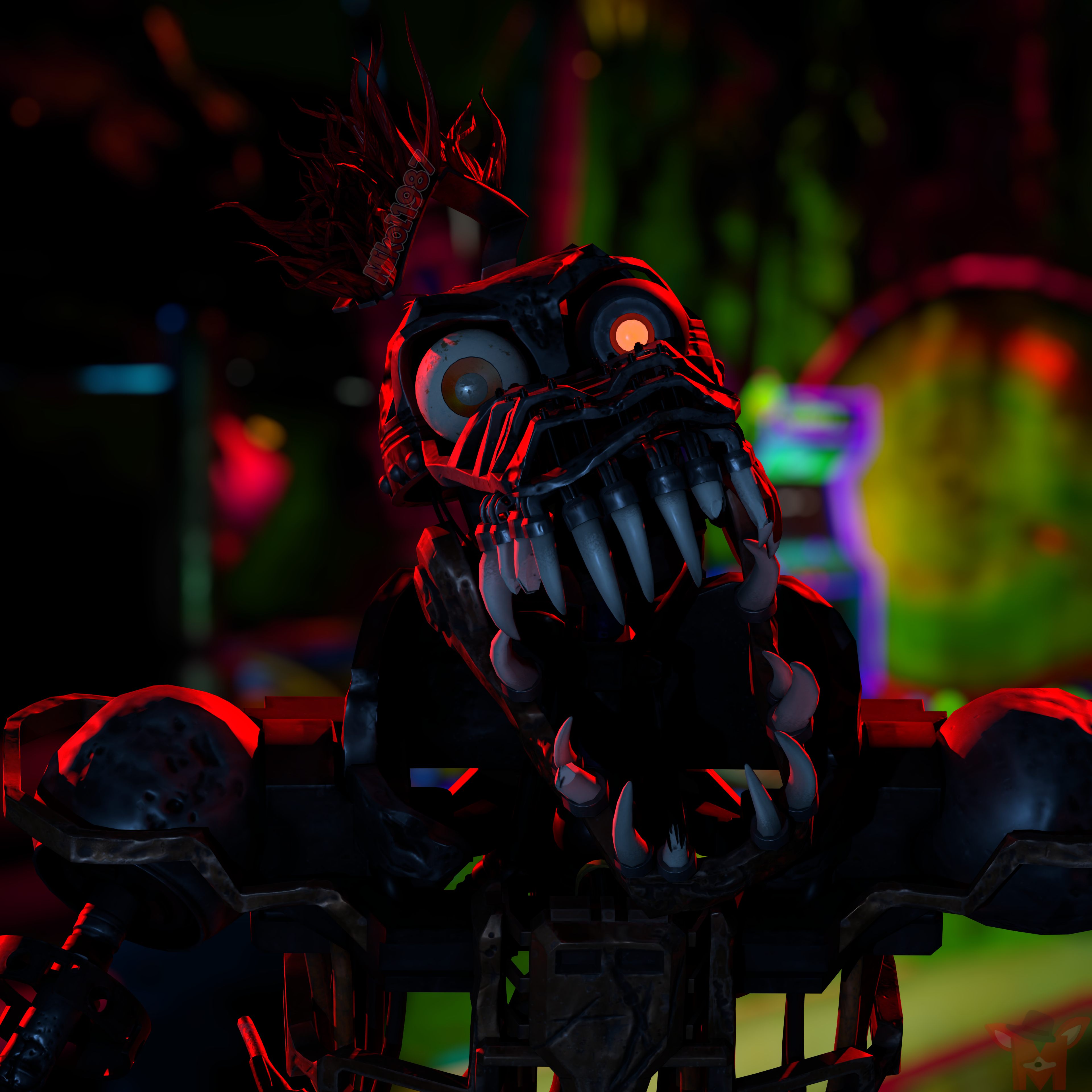 Fnaf Ruin Cutouts Blender 3.5 by JunkBox39 on DeviantArt