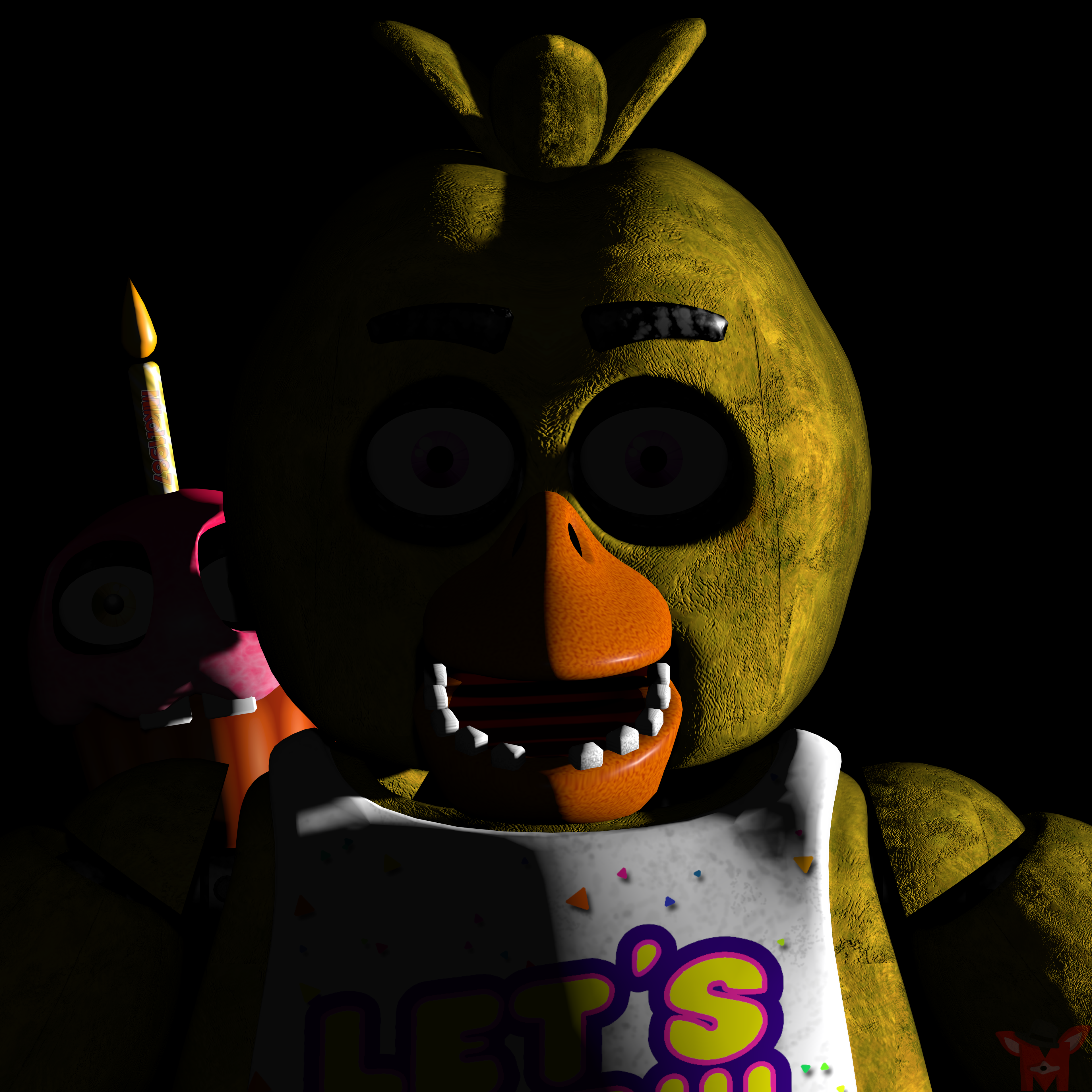 FNaF BLENDER: Nightmare Chica by Mikol1987 on DeviantArt