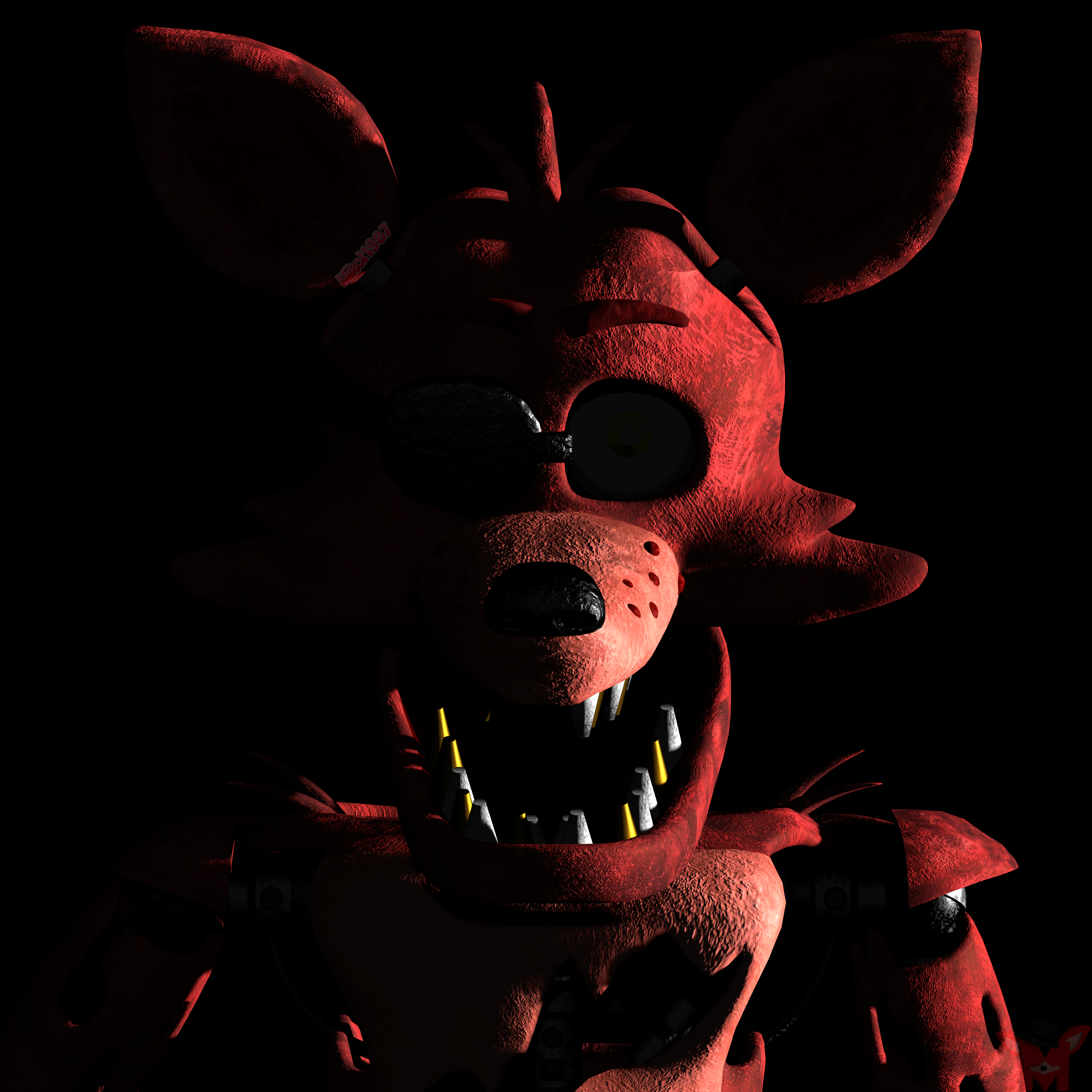 FNAF SFM] Nightmare Foxy  Wallpaper 1080p by NiksonYT on DeviantArt