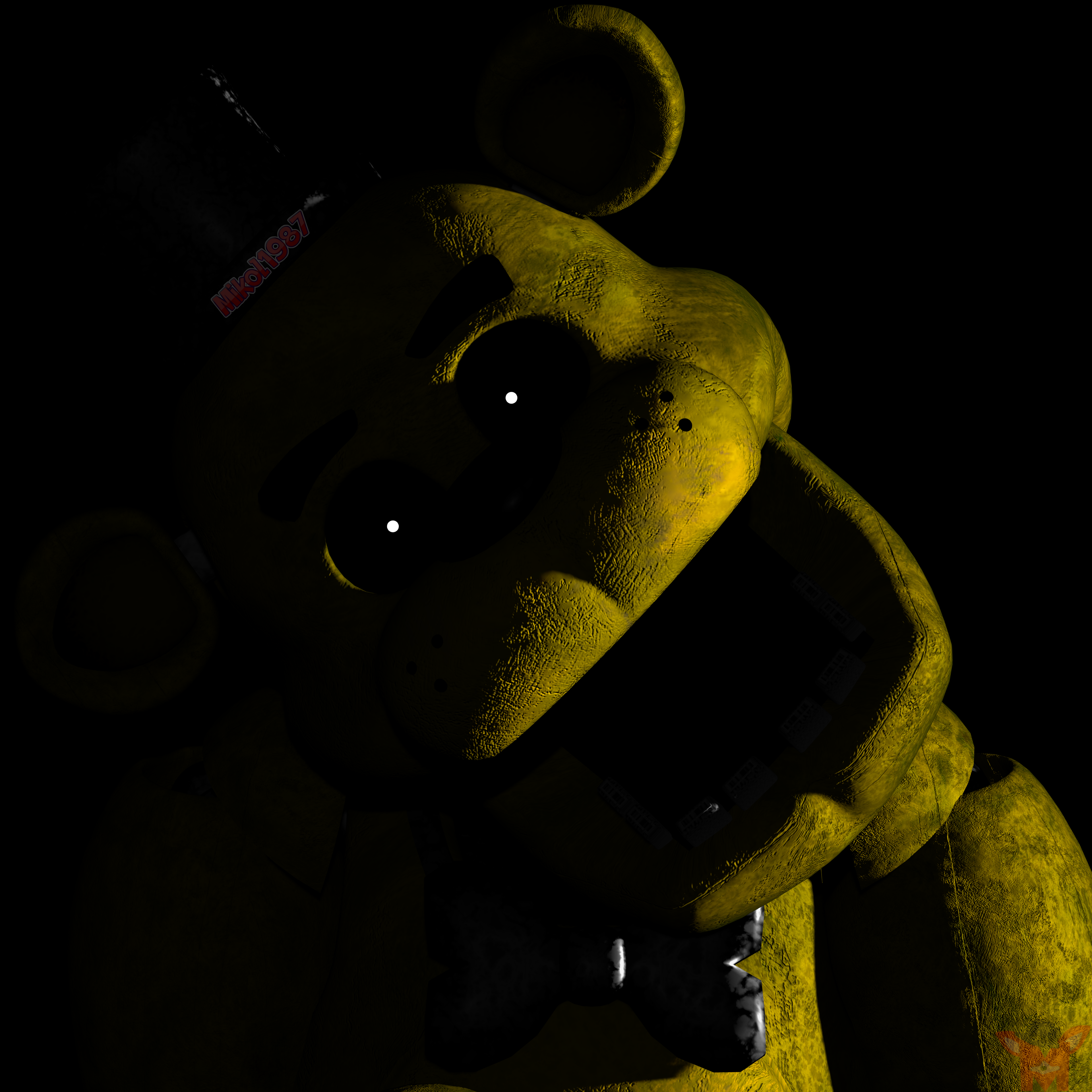 FNaF BLENDER: Nightmare Fredbear by Mikol1987 on DeviantArt