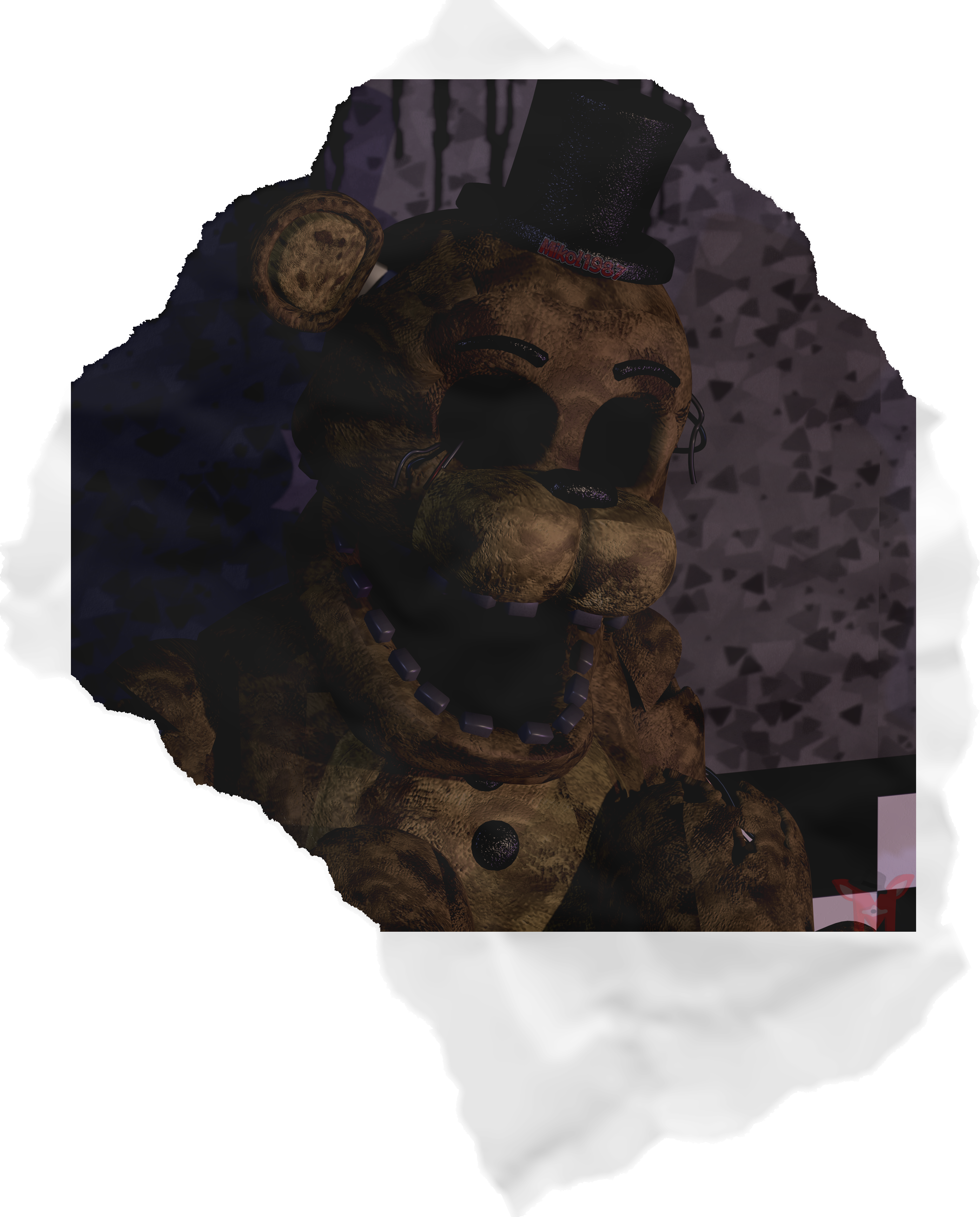 Blender Fnaf 2) Shadow Freddy Render by xXMrTrapXx on DeviantArt