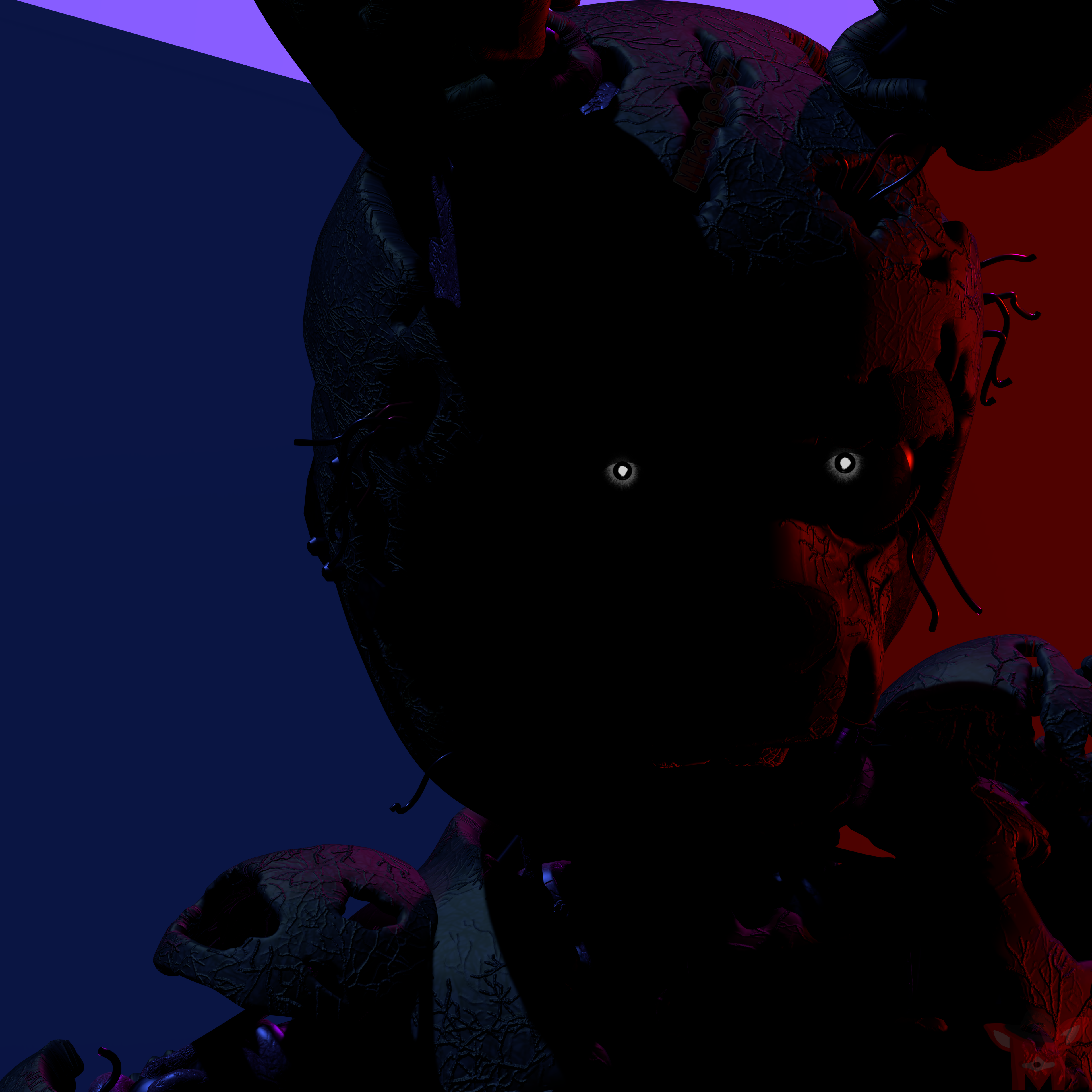 FNaF BLENDER: Nightmare Fredbear by Mikol1987 on DeviantArt