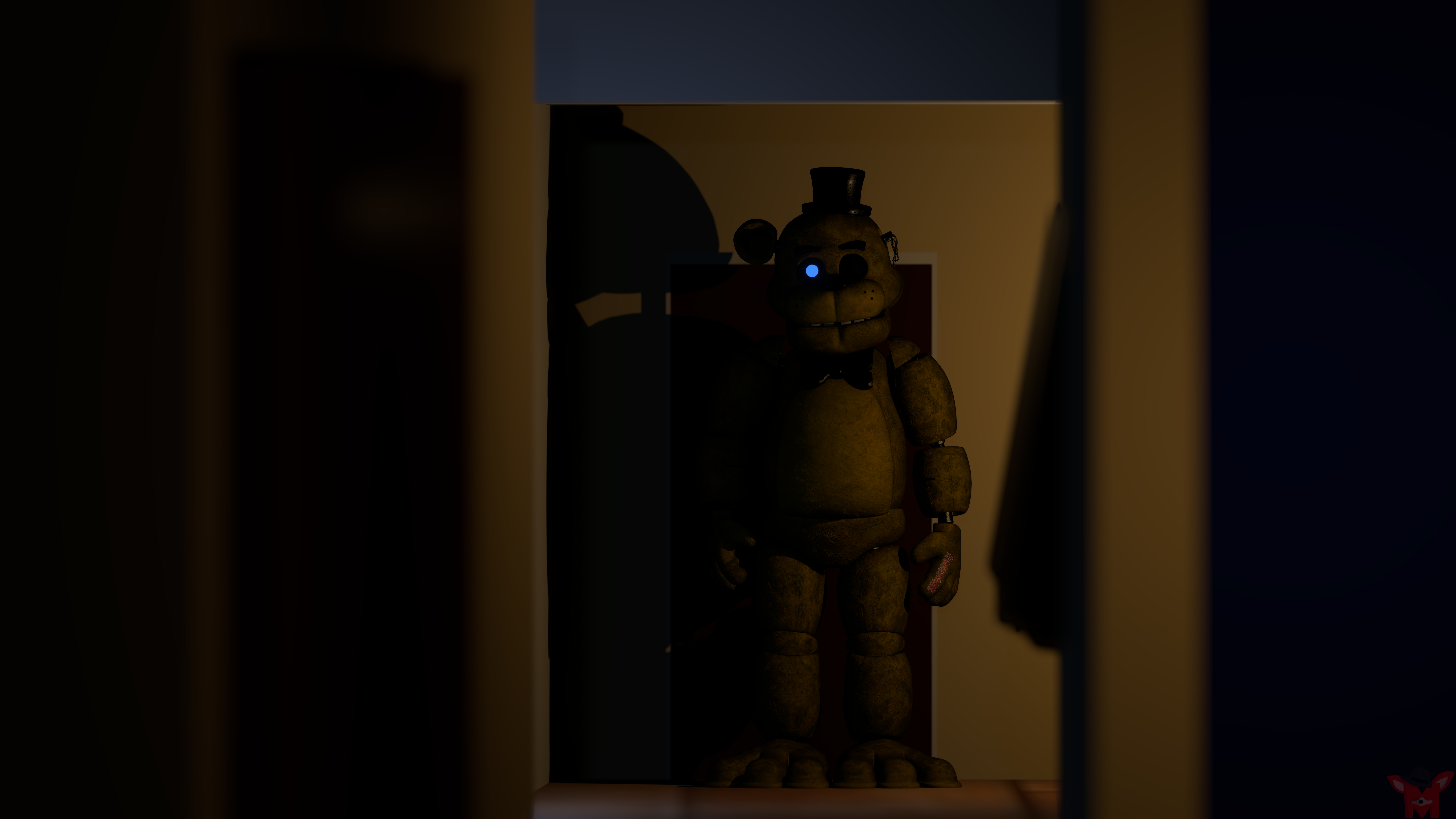 FNaF BLENDER: Nightmare Fredbear by Mikol1987 on DeviantArt