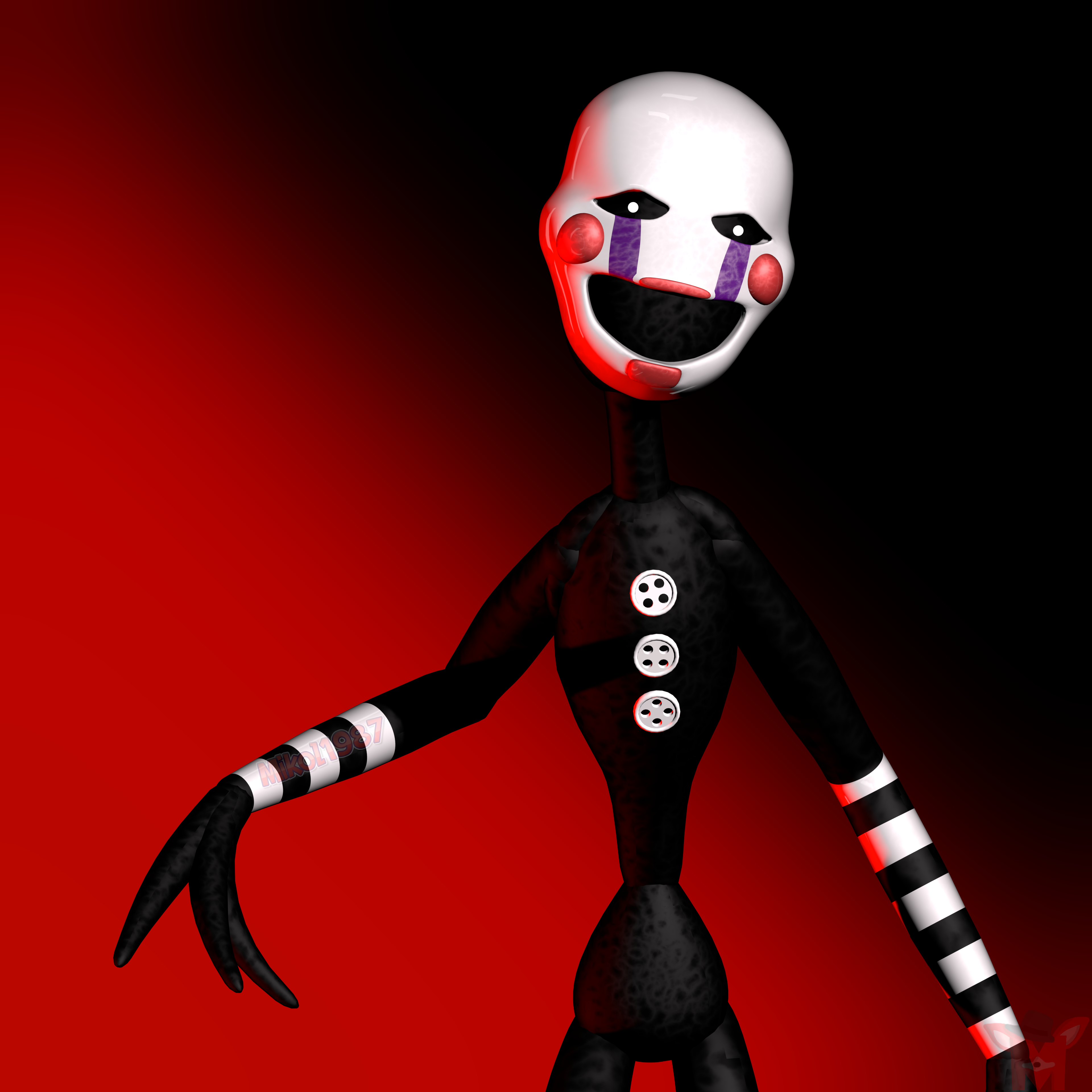 Pyppet Fnaf FNaF BLENDER: The Puppet by Mikol1987 on DeviantArt