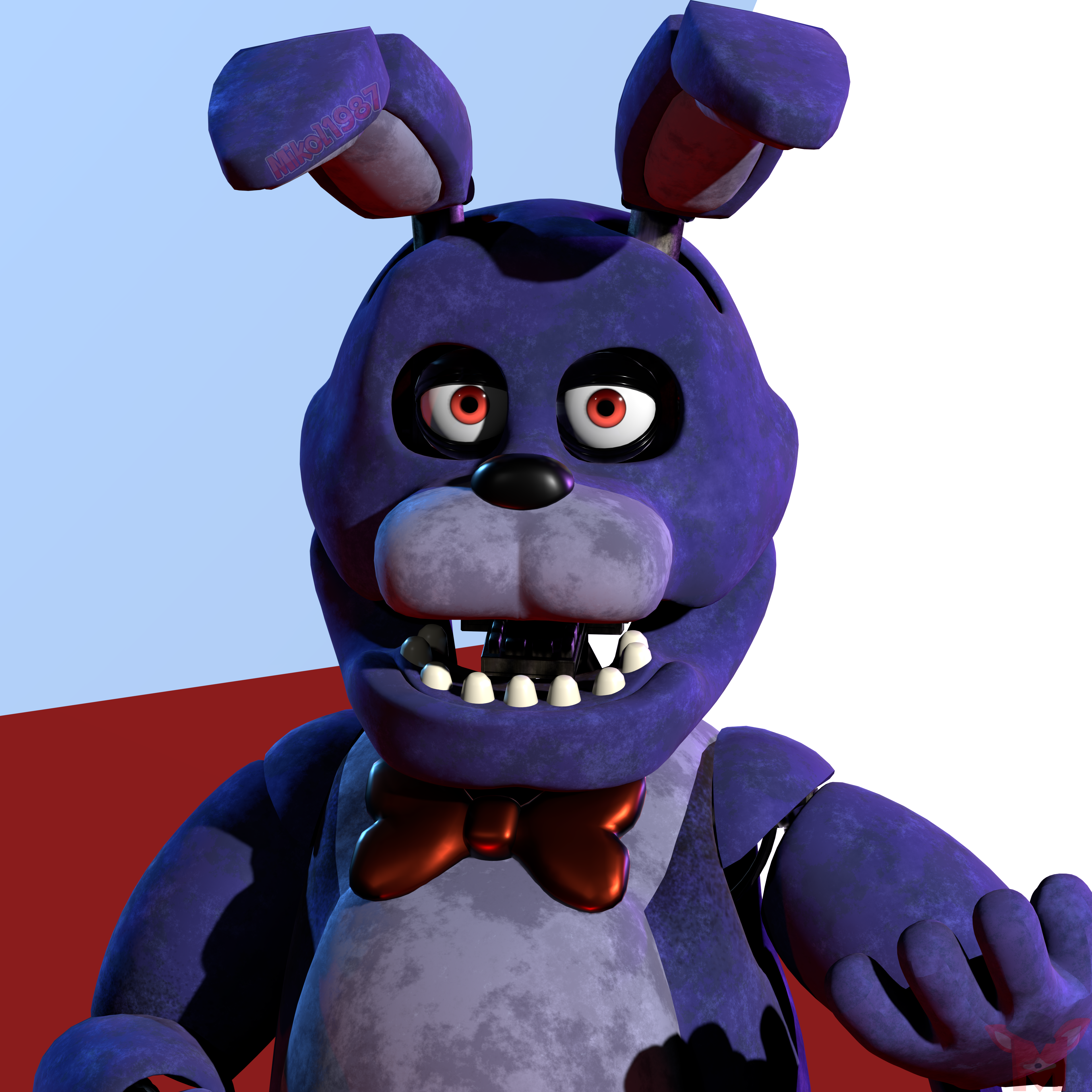 Fnaf Blue C Computer Rabbit FNaF BLENDER: The Bunny by Mikol1987 on DeviantArt