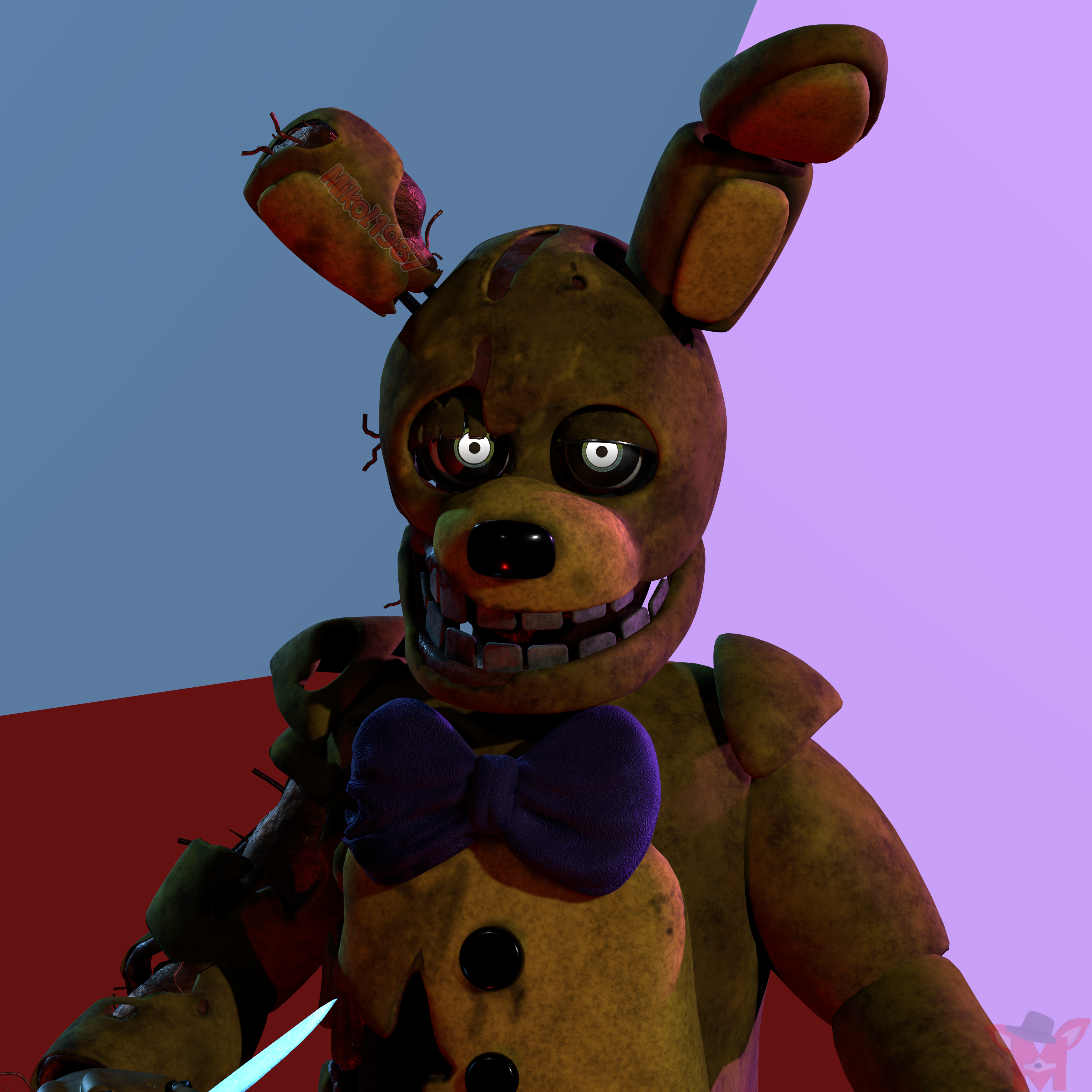 Fnaf Yellow Rabbit Intro FNaF BLENDER: The Yellow Rabbit by Mikol1987 on DeviantArt