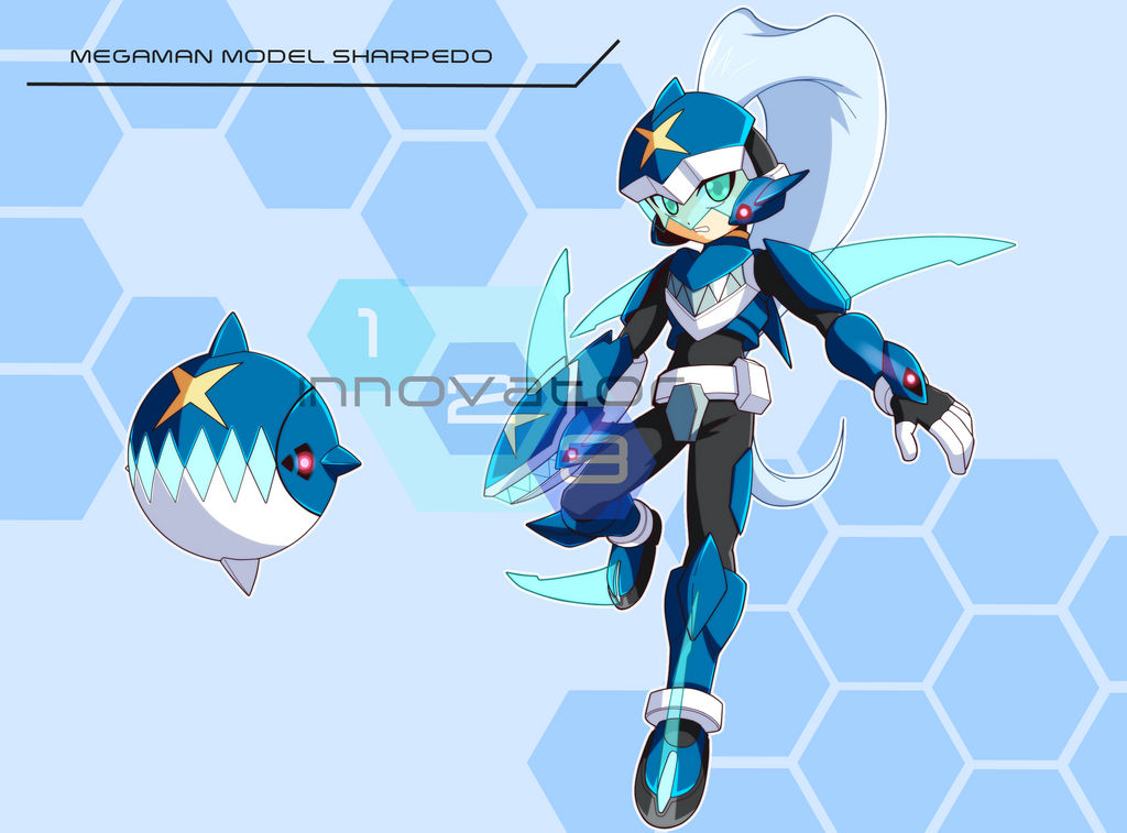 Commission: Megaman Model Sharpedo