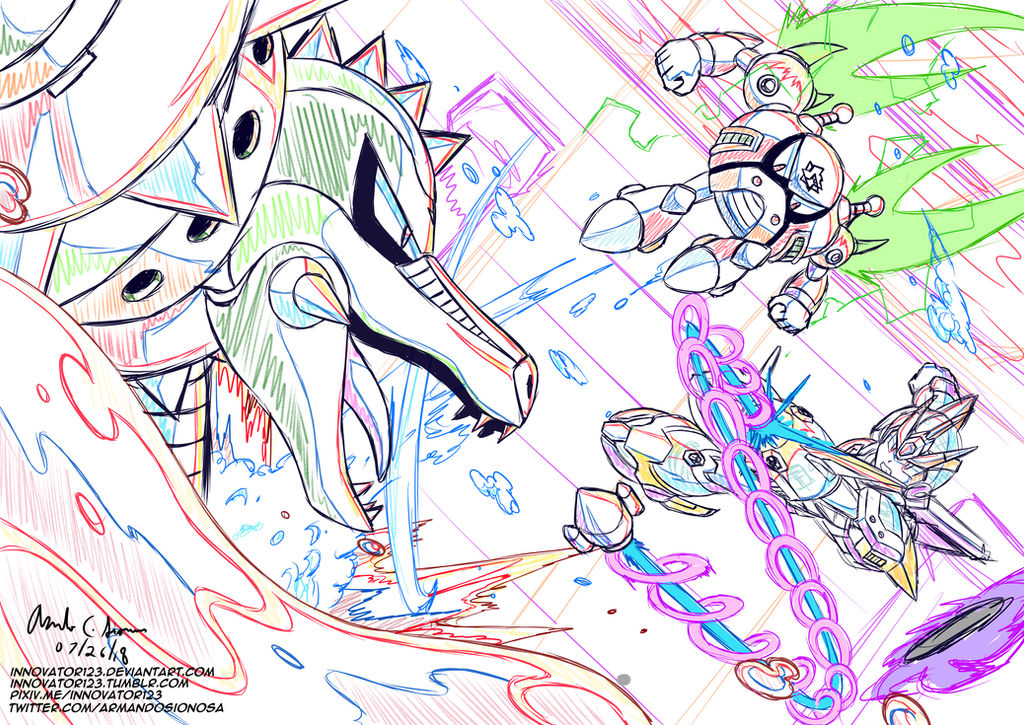 Oil And Water (sketch) by innovator123