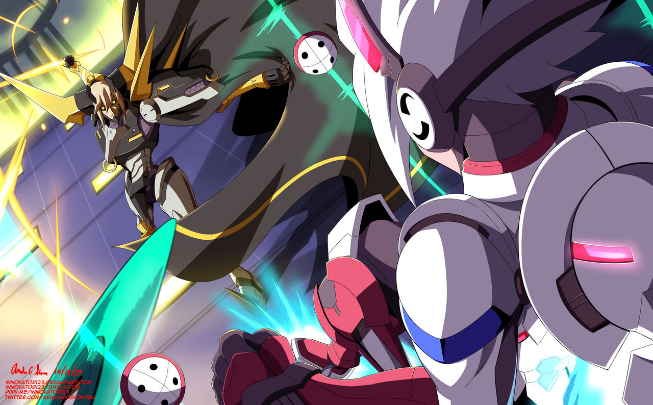 Luminous Avenger iX - Copen vs Dystnine by innovator123 on DeviantArt