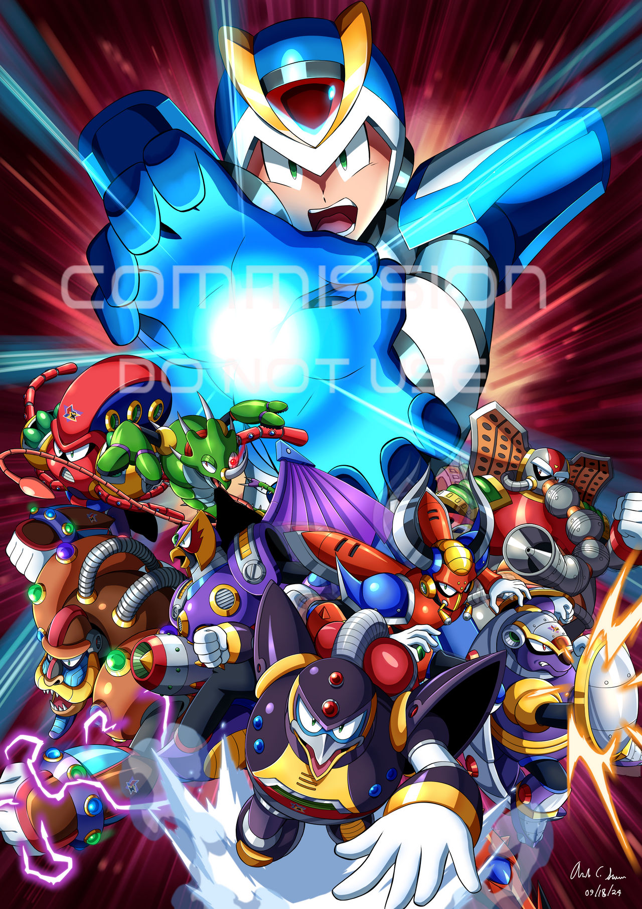 Commission Mega Man X By Innovator123 On DeviantArt commission-mega-man-x-by-innovator123-on-deviantart
