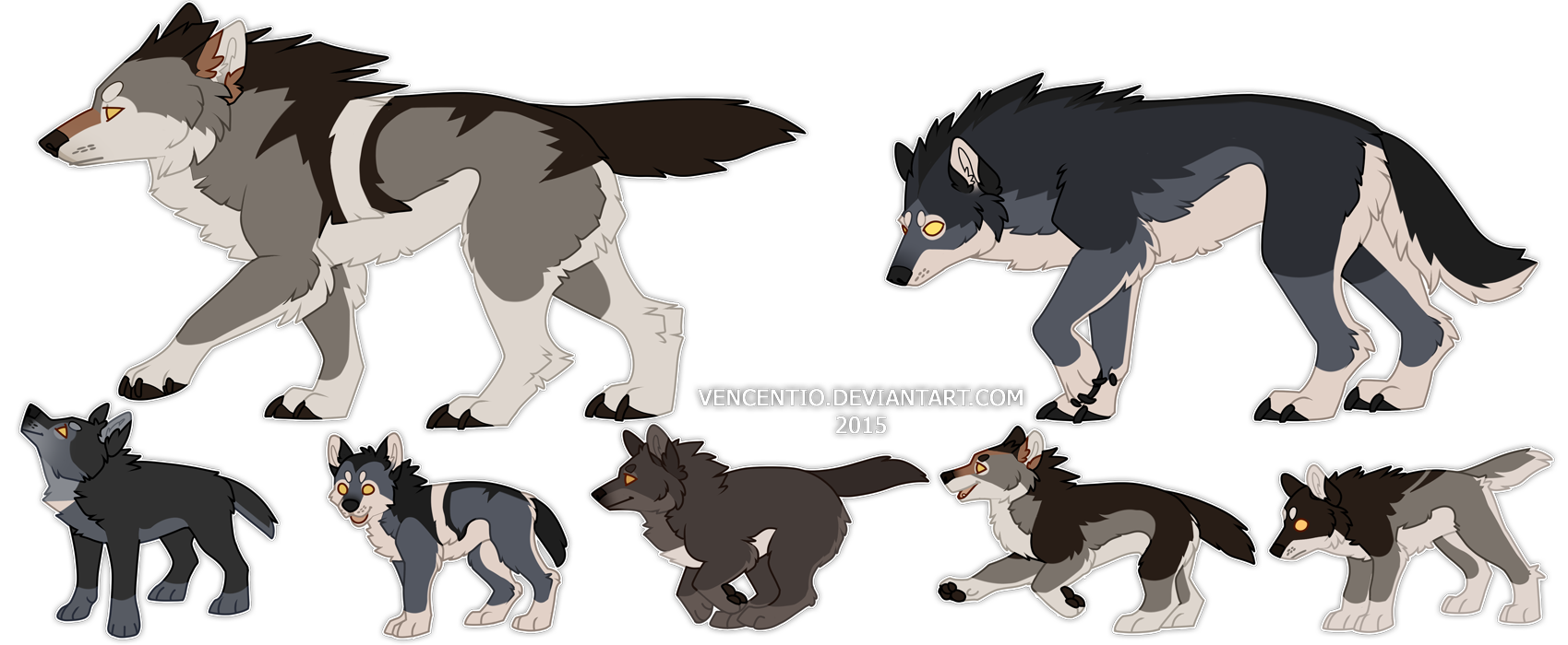 WOLF PACK by Vencentio on DeviantArt