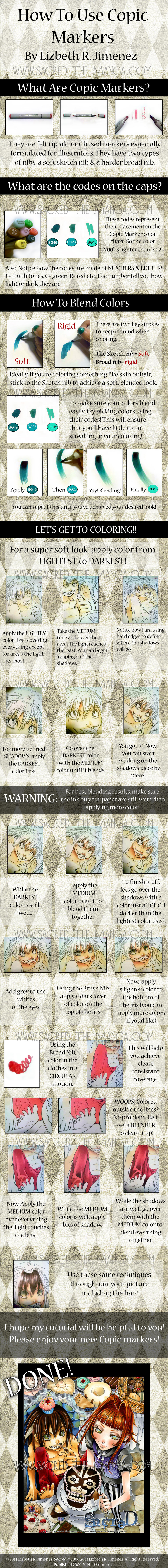 How To Use Copic Markers by SiSero