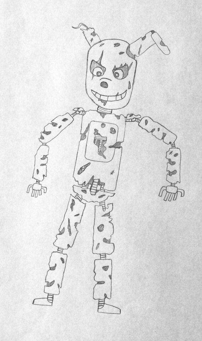 Drawing of Springtrap by Jeremiah05 on DeviantArt