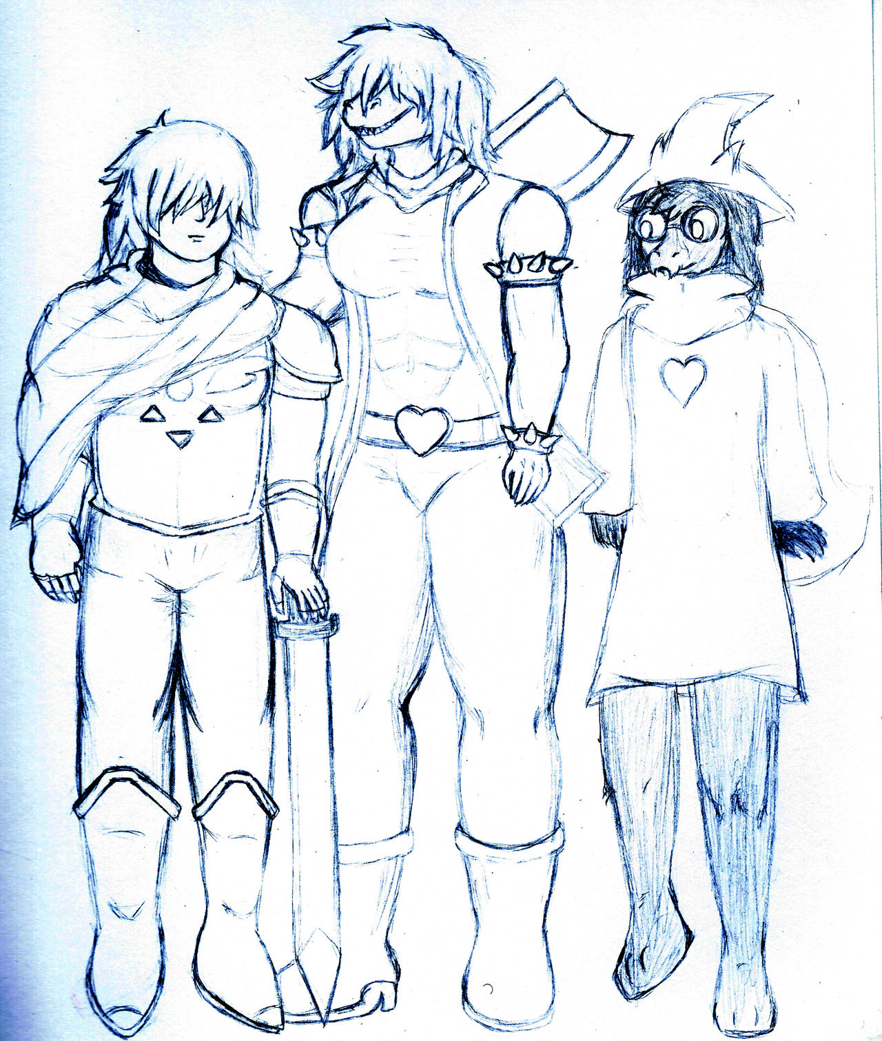 Delta Roon Characters The Delta Warriors (Deltarune) by UnluckyToonLink on DeviantArt
