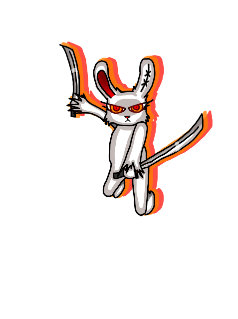 Blood Bunny Fanart by Robotickitty9909 on DeviantArt