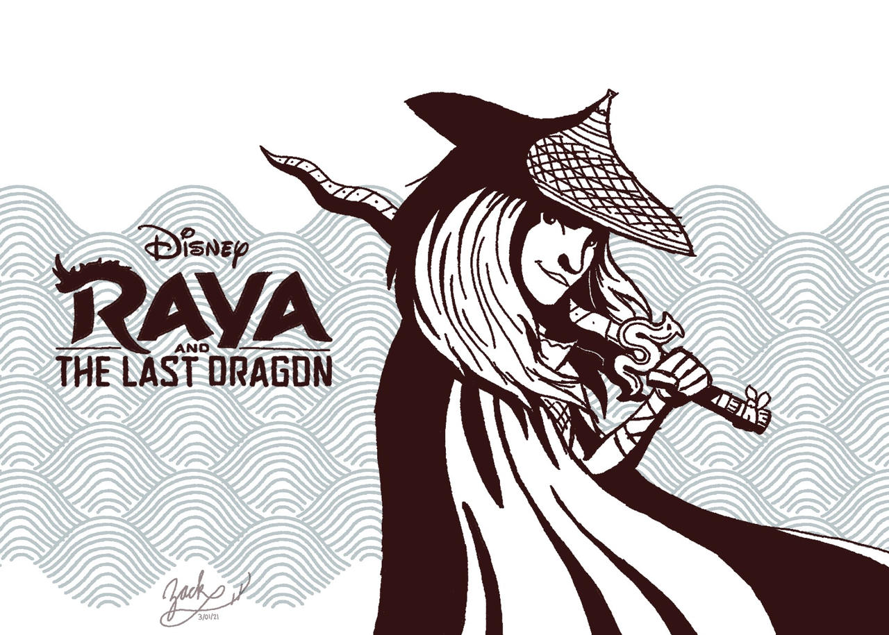 Pattern Raya Doodle Raya and the Last Dragon- Raya Doodle by Zactopus on DeviantArt