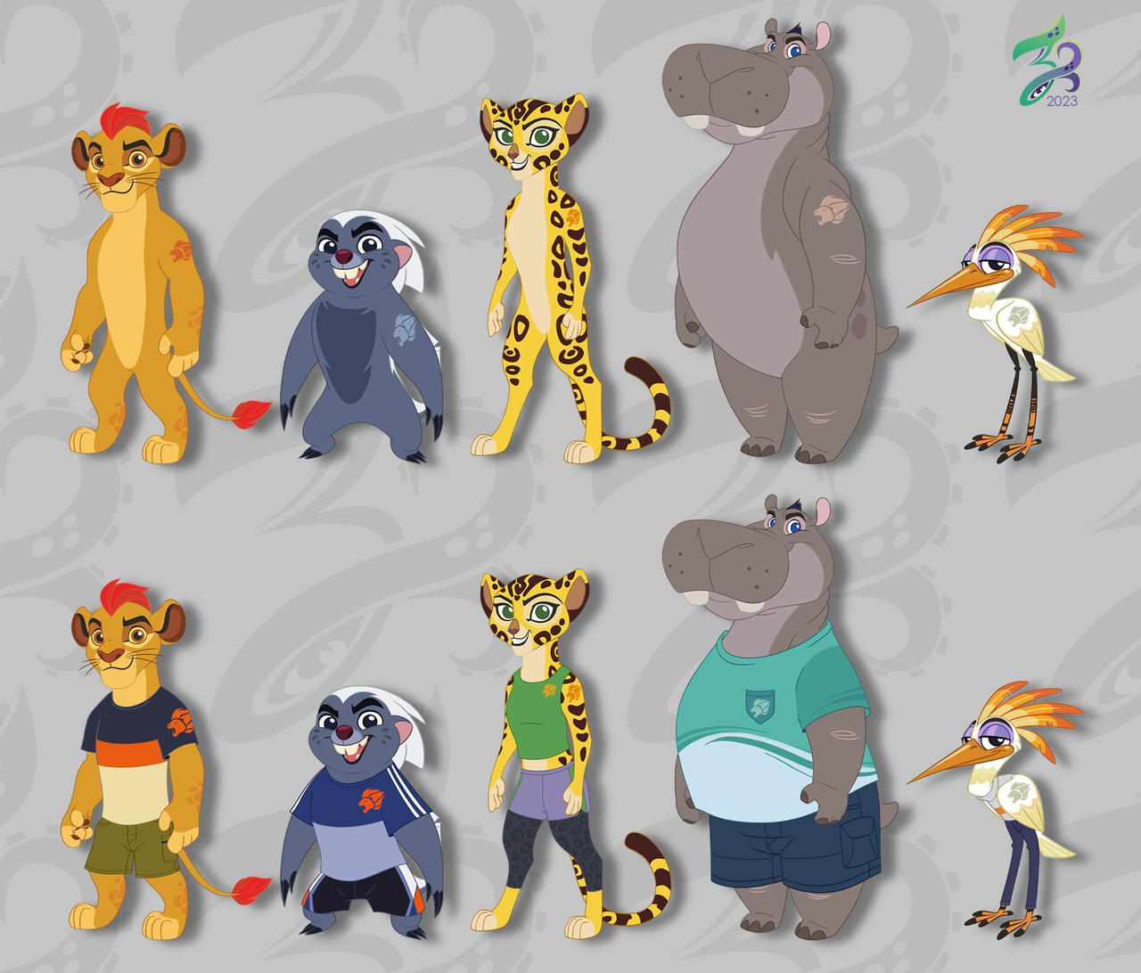 Anthro Lion Guard by Zactopus on DeviantArt