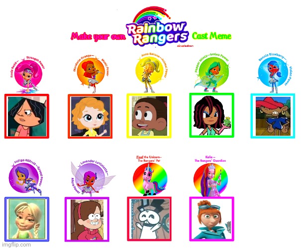 My Rainbow Rangers Recast (2) by Littleprincesscutie on DeviantArt