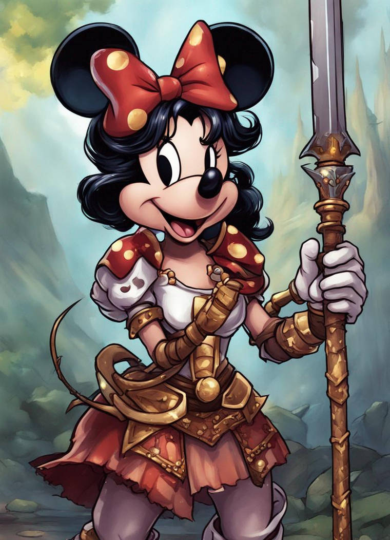 Warrior Princess Minnie Mouse