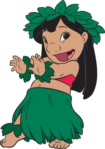 Lilo Pelekai in hula outfit by Littleprincesscutie on DeviantArt