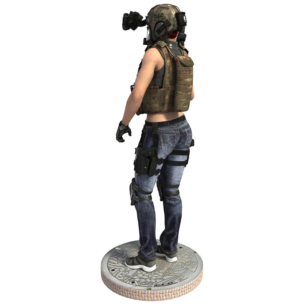 Soldier girl by SPARTAN-II7M on DeviantArt