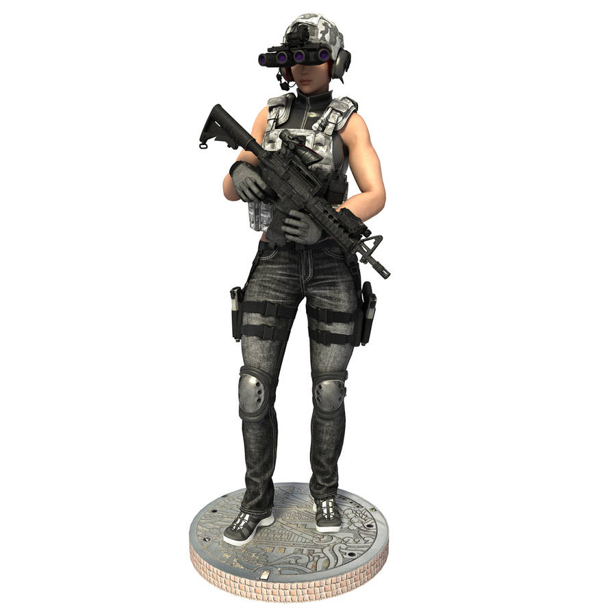 Soldier girl by SPARTAN-II7M on DeviantArt