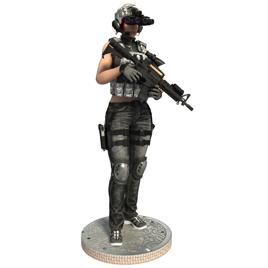 Soldier girl by SPARTAN-II7M on DeviantArt