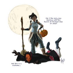 Korra-Halloween by Ivanobich