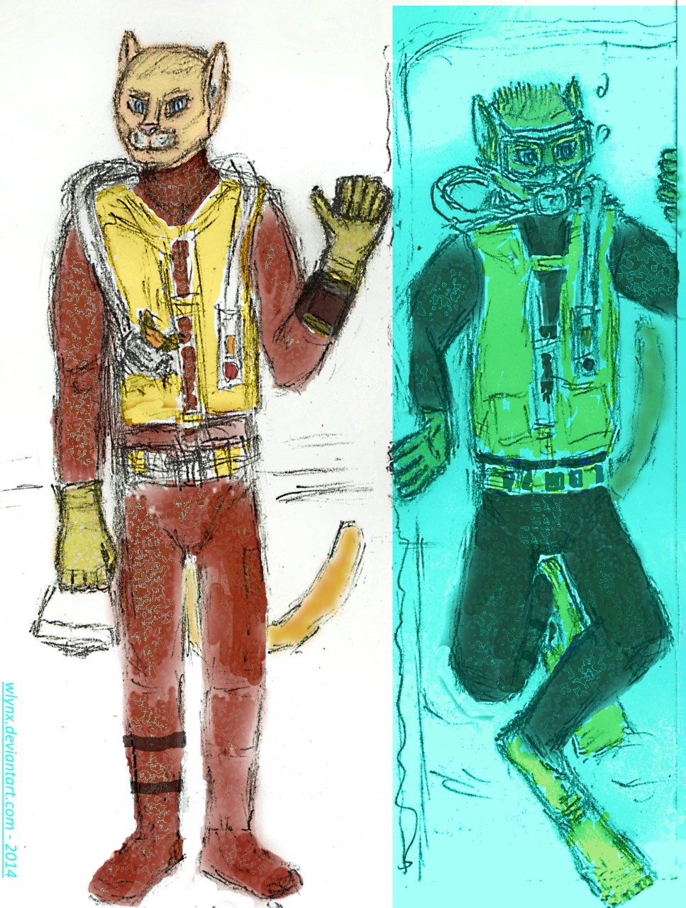 request: scuba diving cougar John