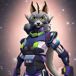 DreamUp Creation Miyu the Lynx from 'Star Fox'