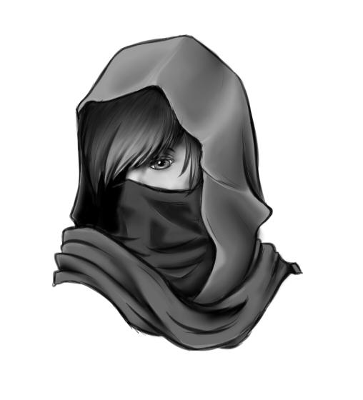 Hooded Figure Sketch by Keisharall on DeviantArt
