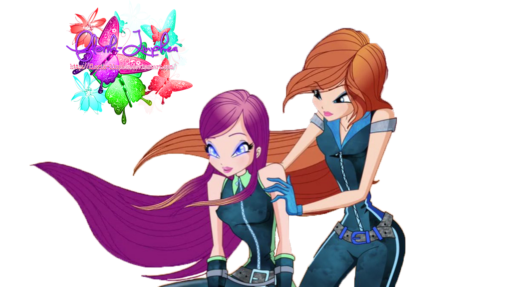 Winx Bloom Roxy Winx Club Bloom and Roxi - PNG by Florik-Linphea on DeviantArt