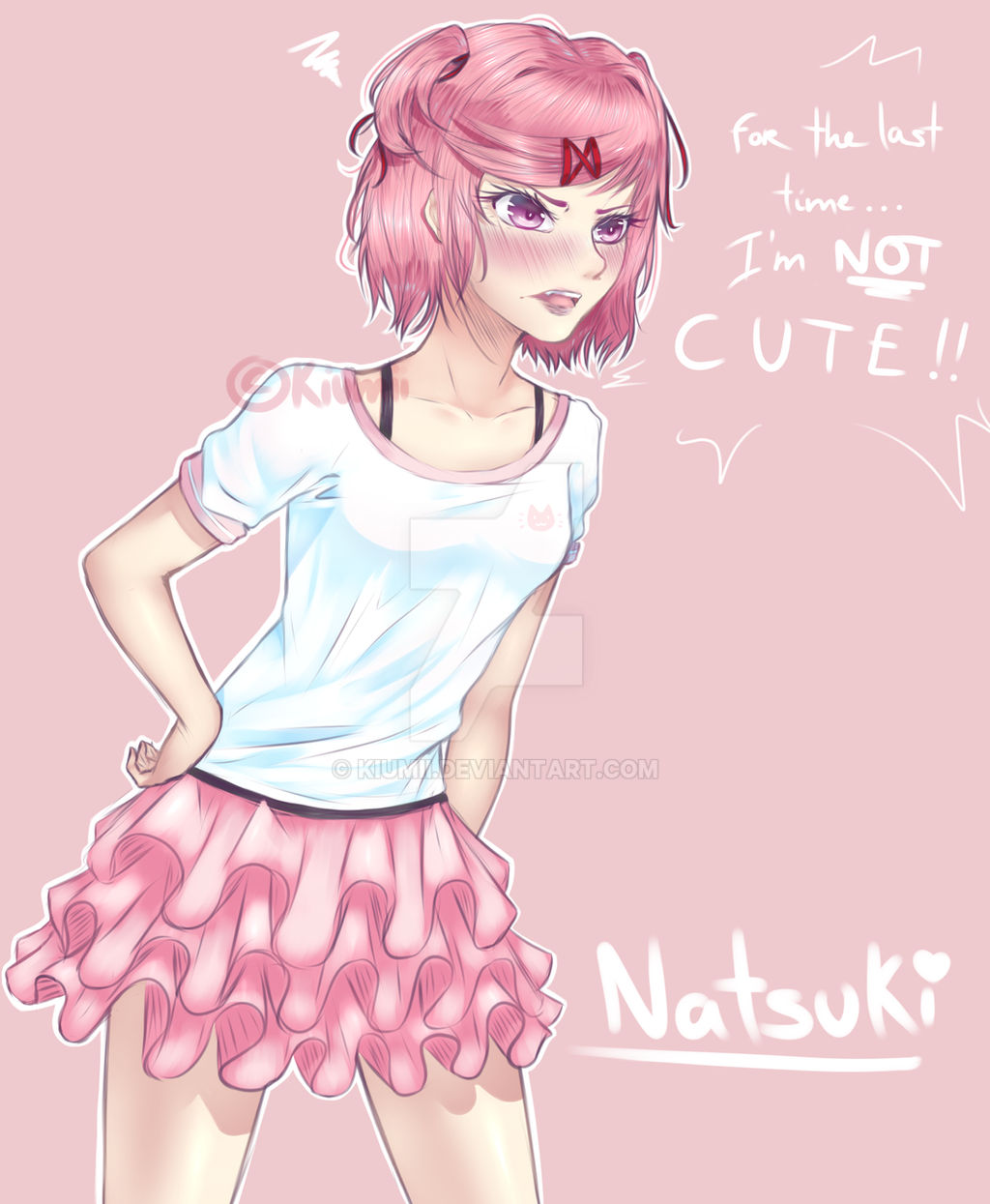 Natsuki colored [SPEEDPAINT]