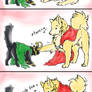 .:Thor-Loki: Let's tease the cat:.