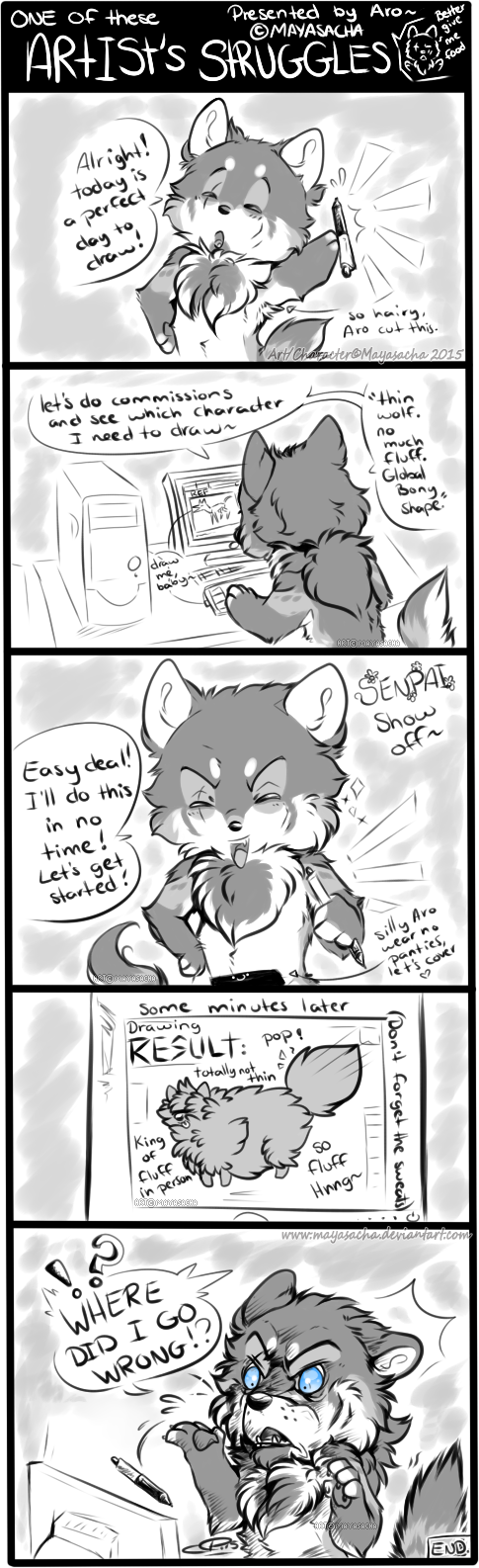 .:PA Comic: One of these Artist's struggles:.