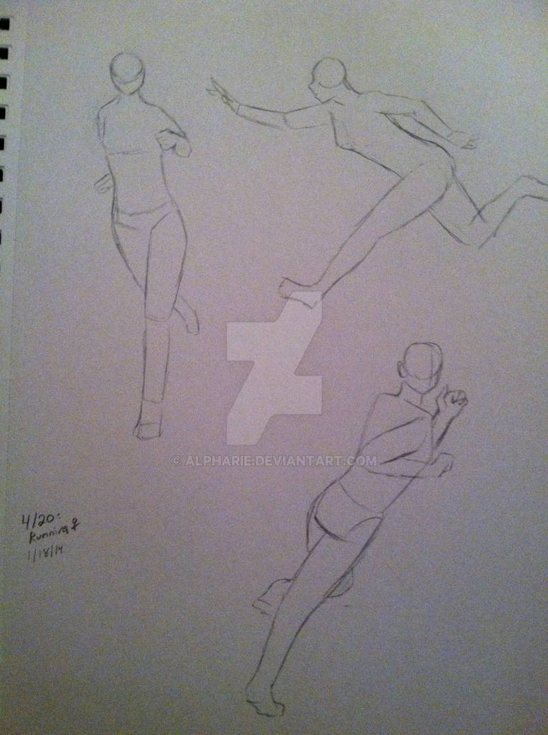 Running Anatomy practice by Alpharie on DeviantArt