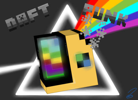 Minecraft DaftPunk Prism