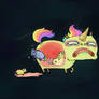 Rainbow-Unicorn giving birth