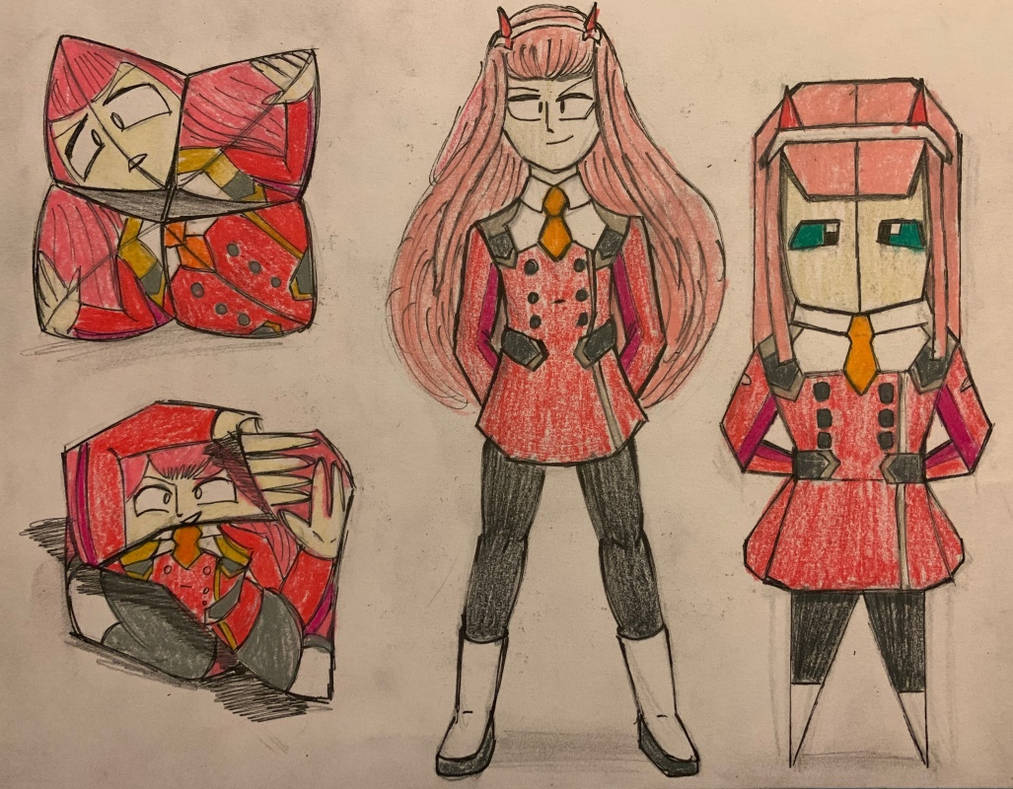 Origami Paper Zero Two TF (Request) by Sirenia-TFs on DeviantArt