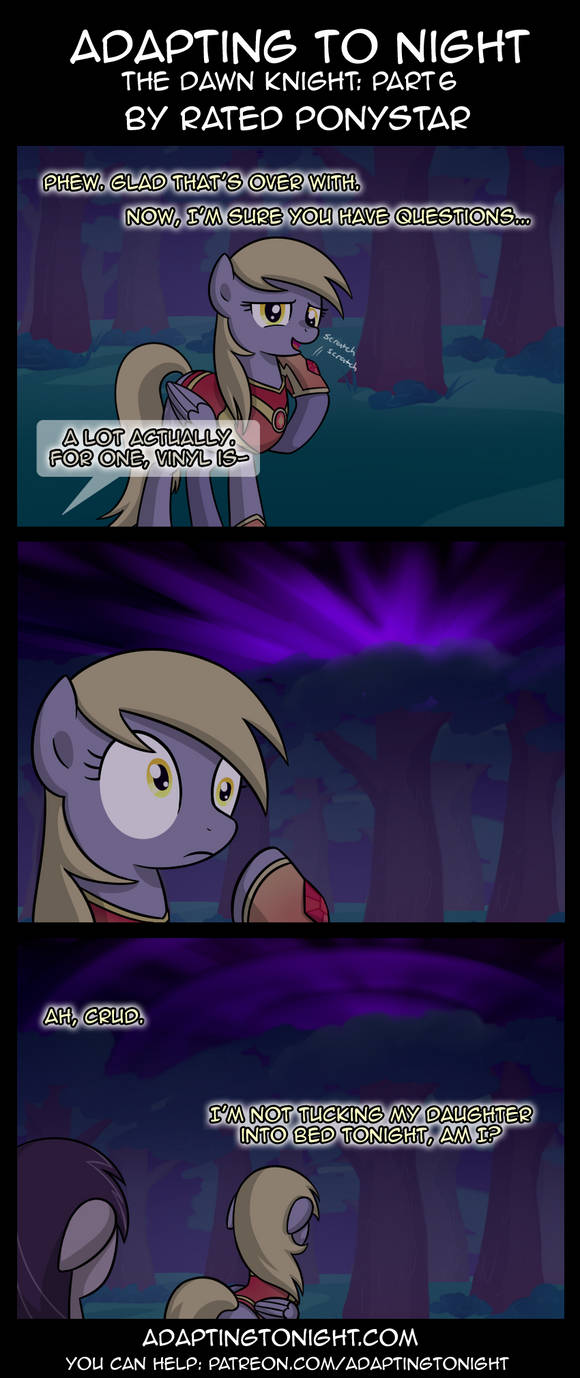 Adapting To Night: The Dawn Knight Part 6 by Rated-R-PonyStar