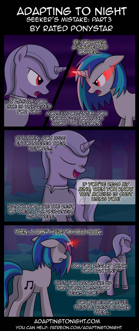 Adapting To Night: Seeker's Mistake Part 3 by Rated-R-PonyStar
