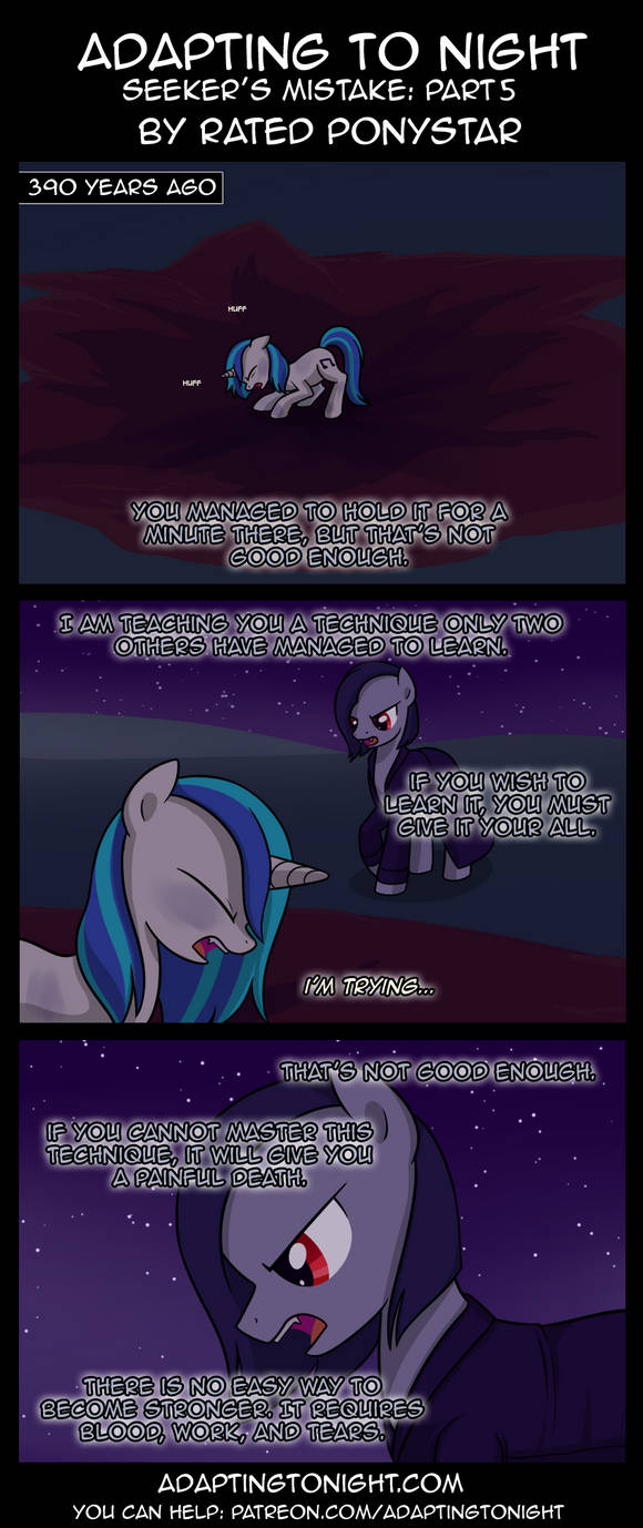 Adapting To Night: Seeker's Mistake Part 5 by Rated-R-PonyStar