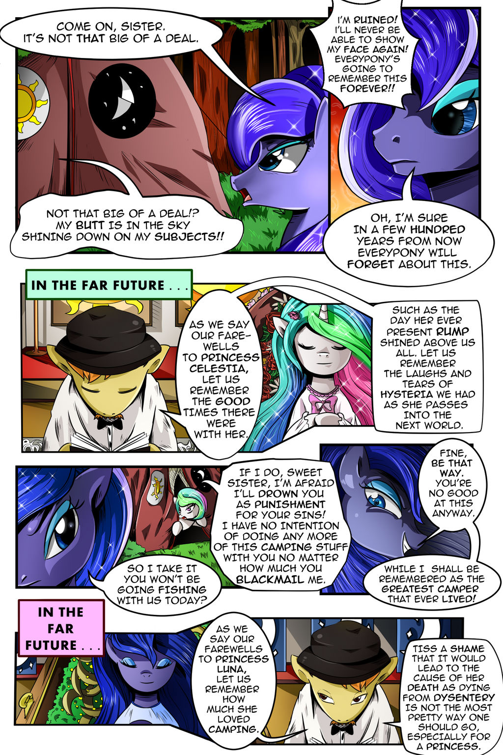 Two Sisters Go Camping Page 6 by Rated-R-PonyStar on DeviantArt